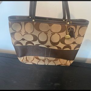 Coach Monogram Shoulder Bag